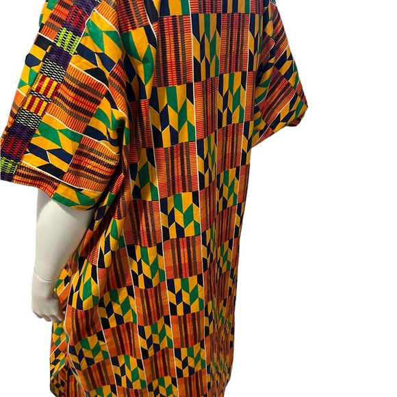 New | Kente Print Kaftan | Made in The Gambia - Picture 2 of 6